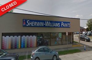 Sherwin Williams CLOSED